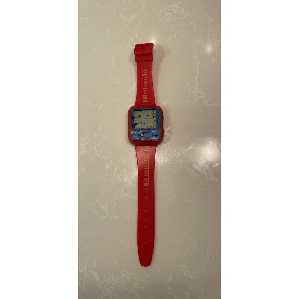 Vintage 1989 Nintendo of America Super Mario Bros Watch - Working
